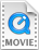 click on the icon to download quicktime video