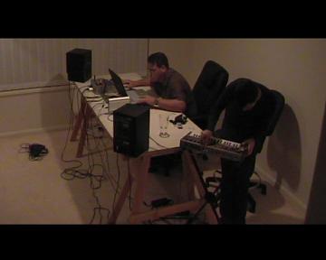 electronic music session
